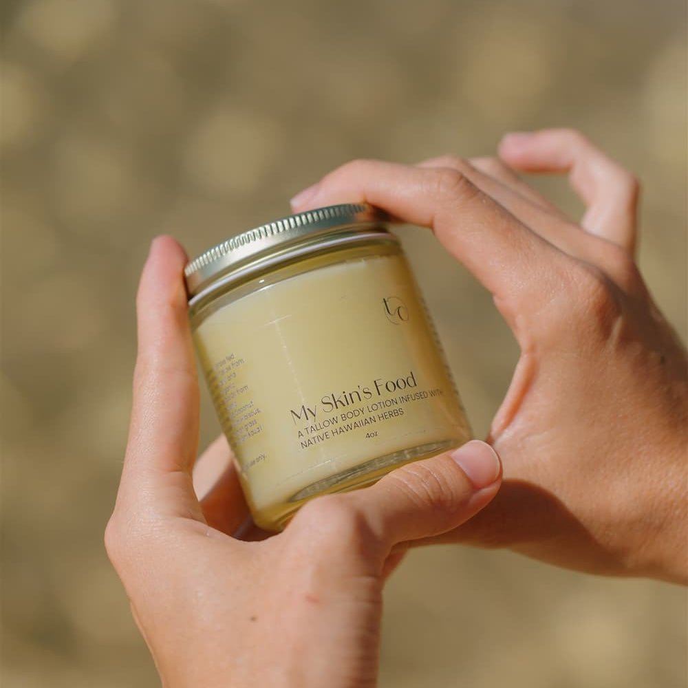 My Skin’s Food - Grass-Fed Tallow + Native Hawaiian Herb Lotion