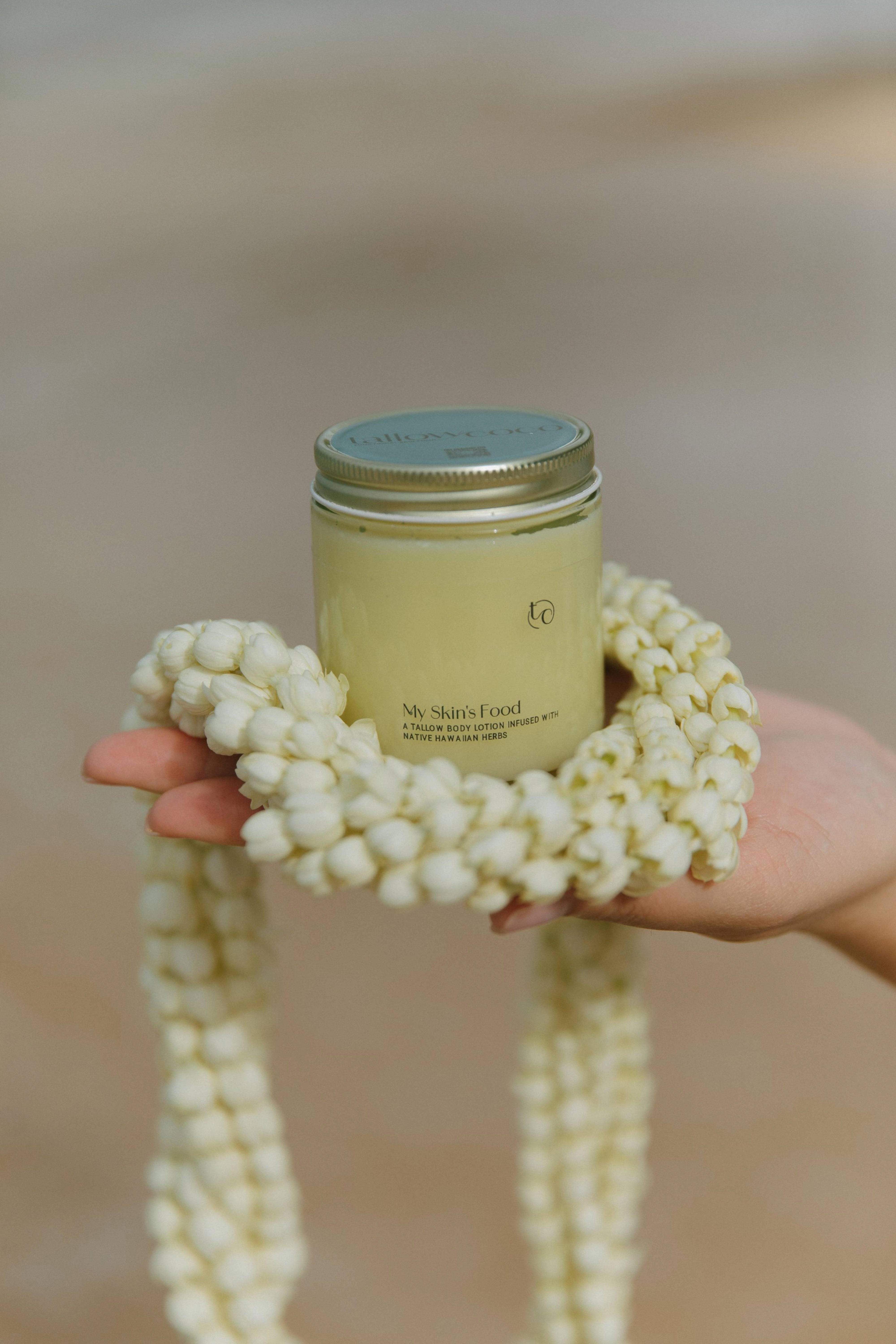 My Skin’s Food - Tallow Lotion with Native Hawaiian Herbs for Nourished, Soft Skin